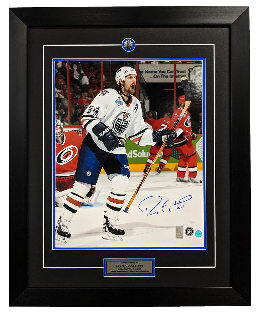 Leon Draisaitl Signed Framed Oilers 11x14 Spotlight Photo Fanatics