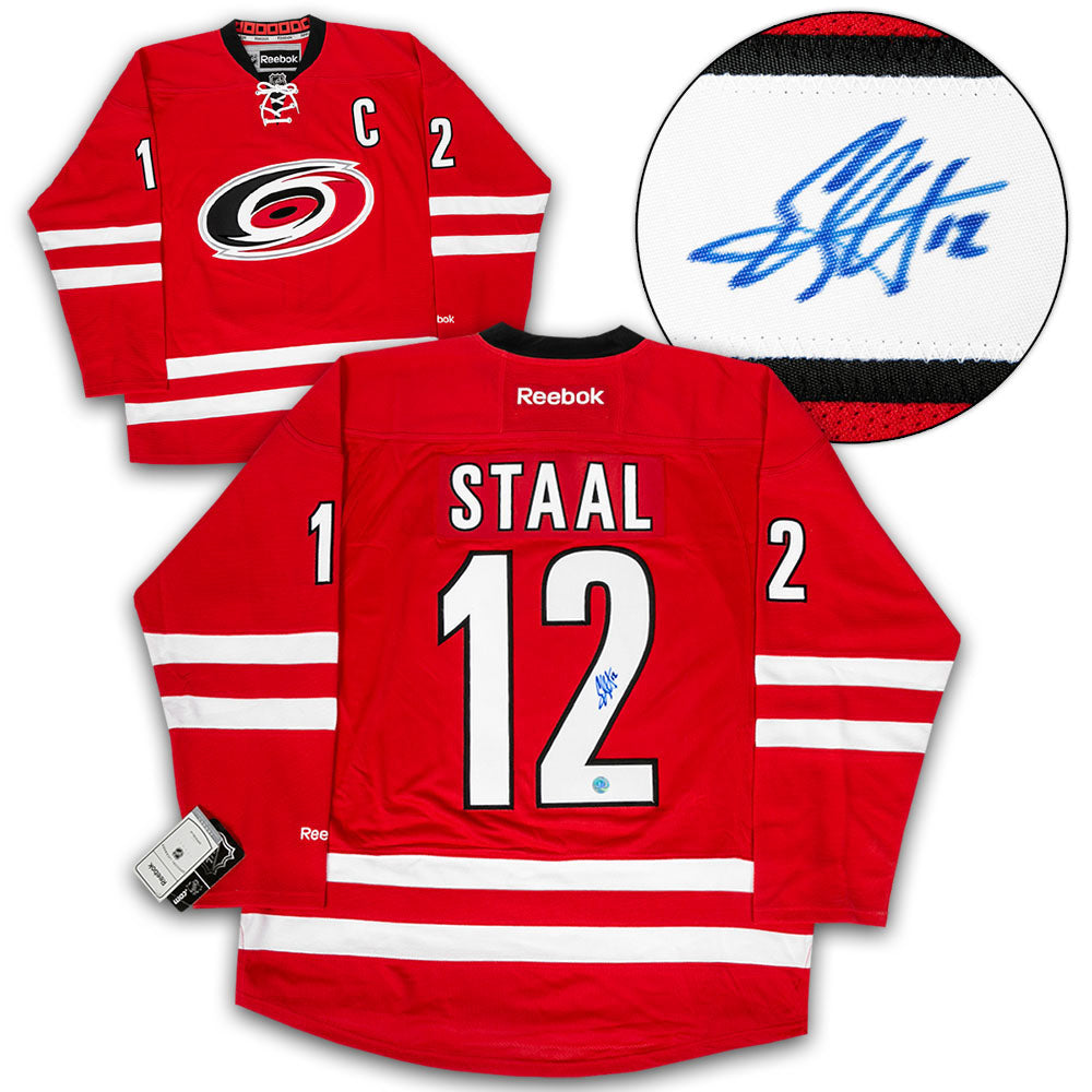  Eric Staal Carolina Hurricanes Autographed Reebok Jersey 