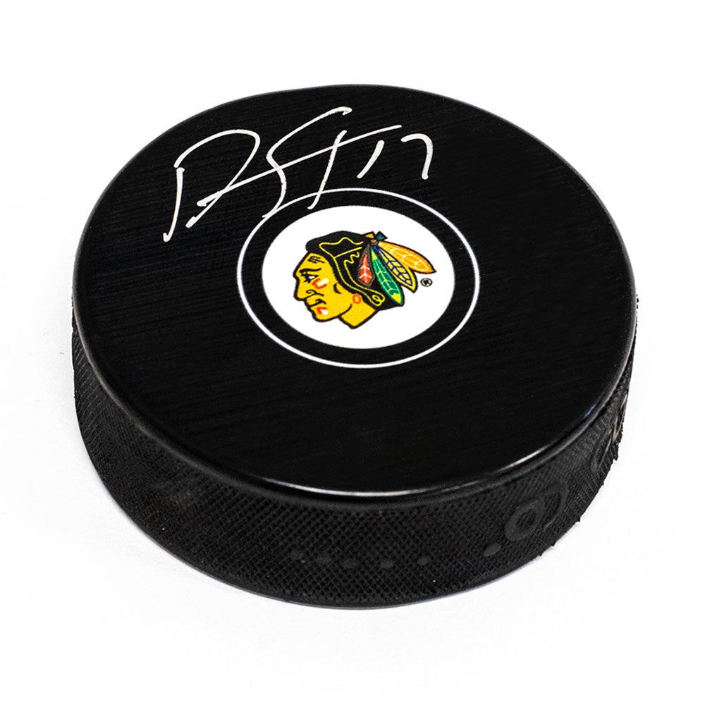  Dylan Strome Chicago Blackhawks Autographed Hockey Puck 