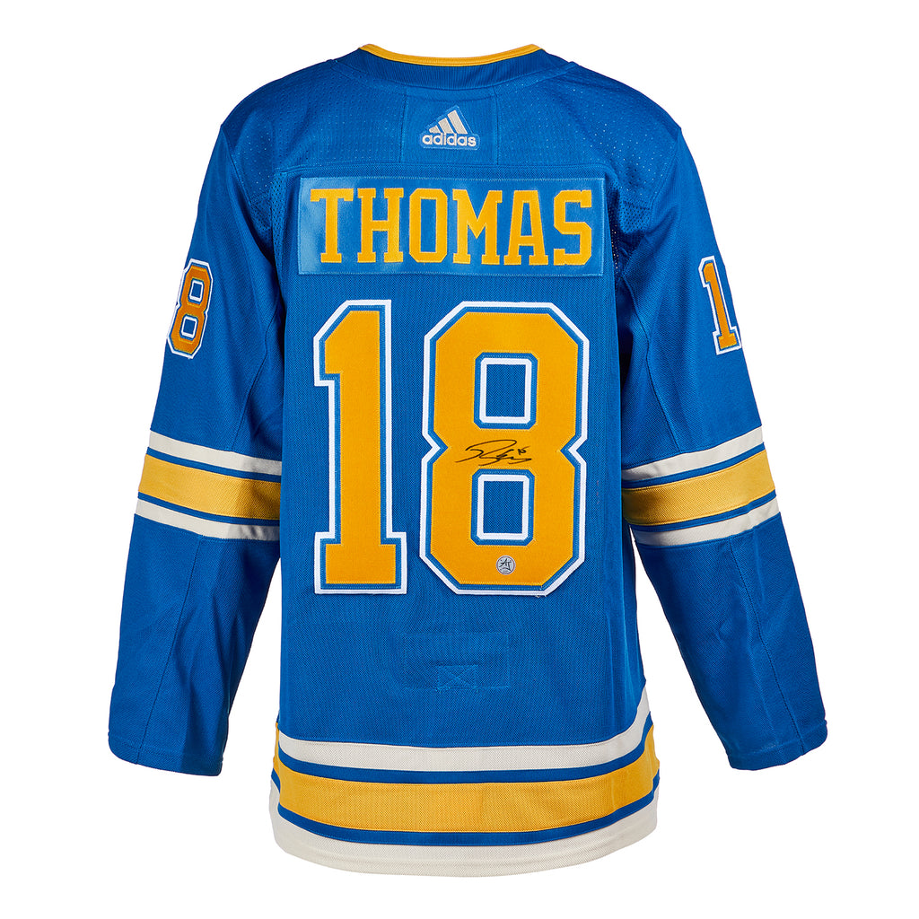 Robert Thomas St Louis Blues Autographed Adidas Away Jersey w