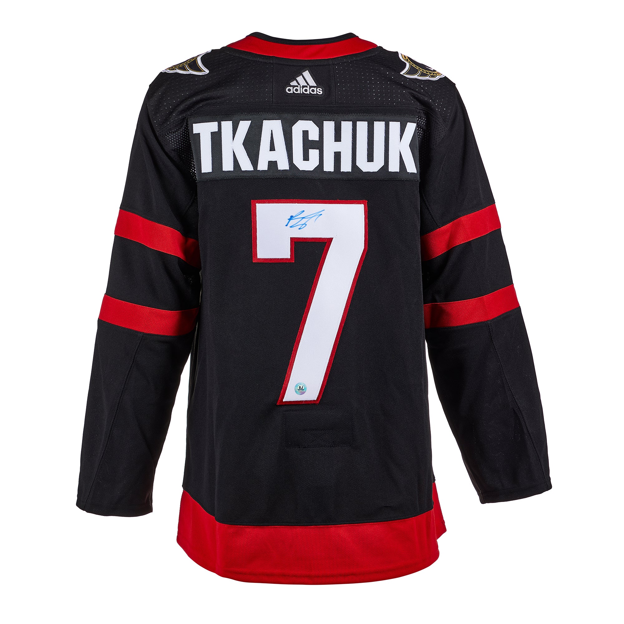 Brady Tkachuk Black Ottawa Senators Autographed adidas Authentic Jersey  with 10th Sens Captain Inscription