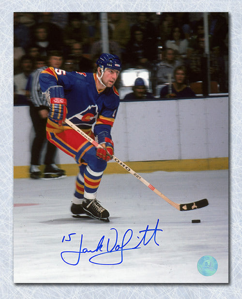 Doug Favell autographed Hockey Card (Colorado Rockies) 1978 Topps #54