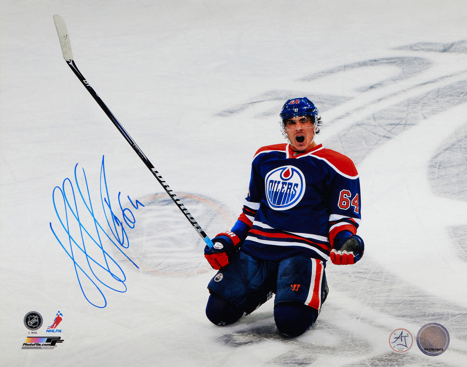  Nail Yakupov Signed Edmonton Oilers Rookie 11x14 Photo 