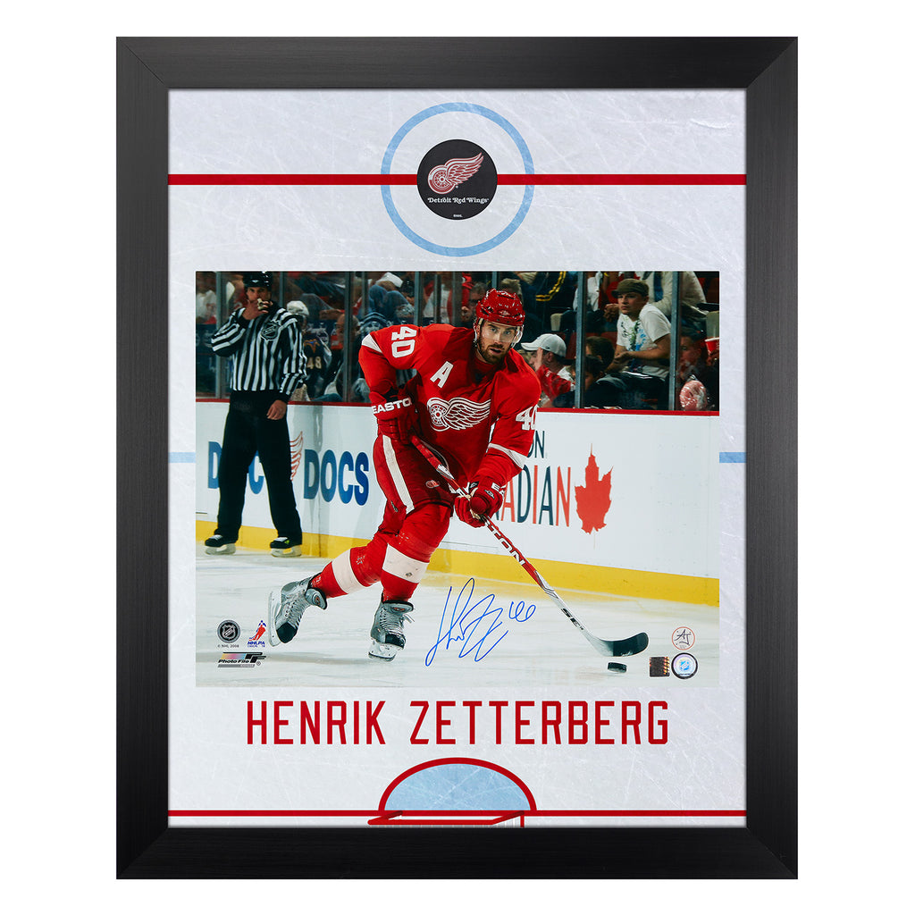 Henrik Zetterberg Autographed Jerseys, Signed Henrik Zetterberg