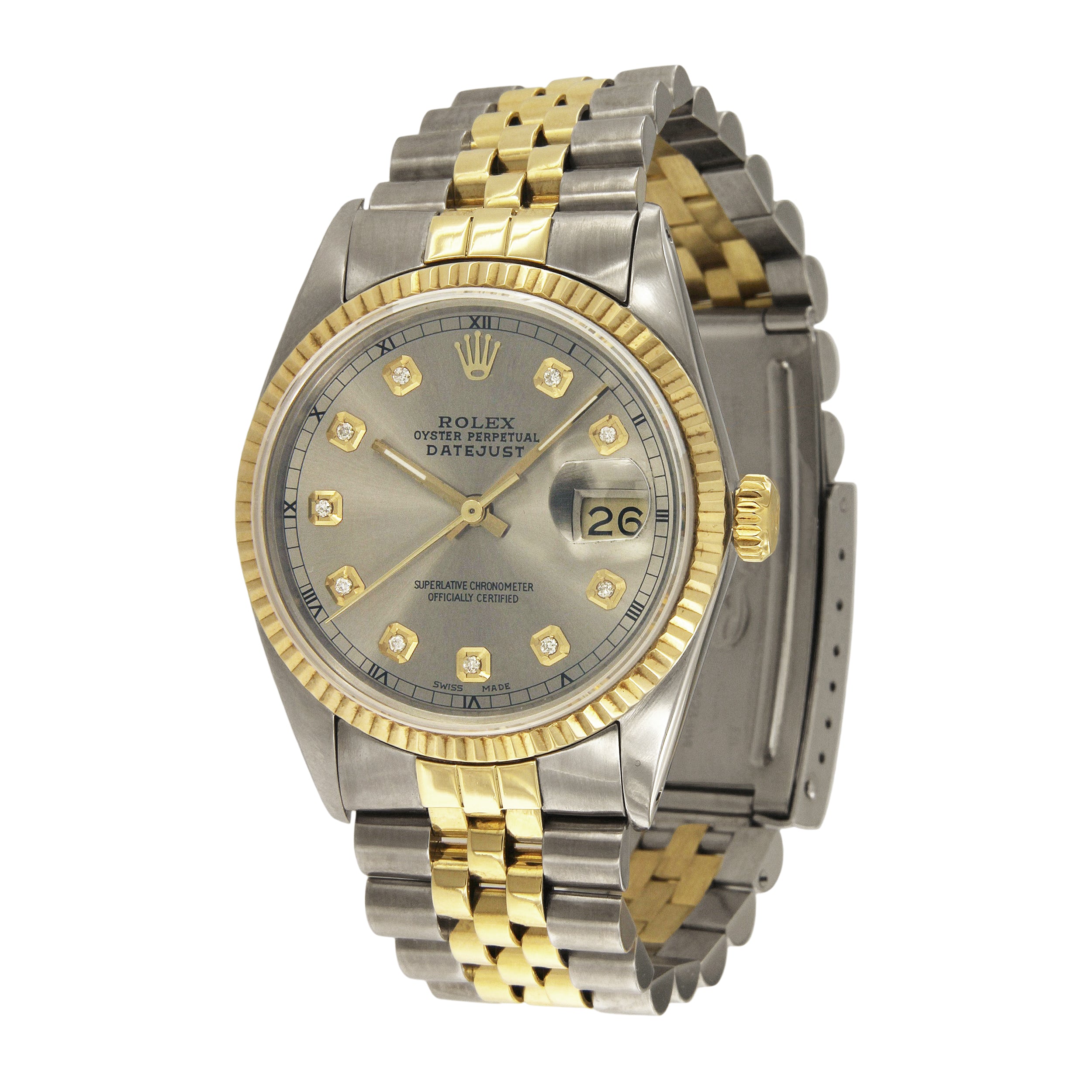 Rolex Datejust 35 Two-Tone Silver 