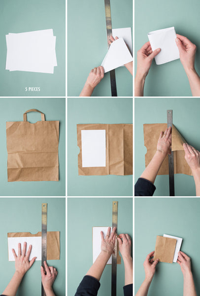 origami newspaper bag