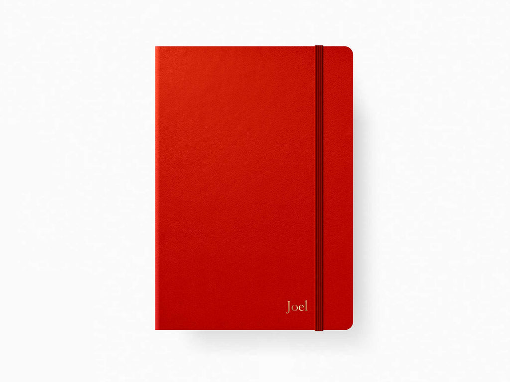 Leuchtturm1917 A5 Medium Hardcover Dotted Notebook - Fox Red