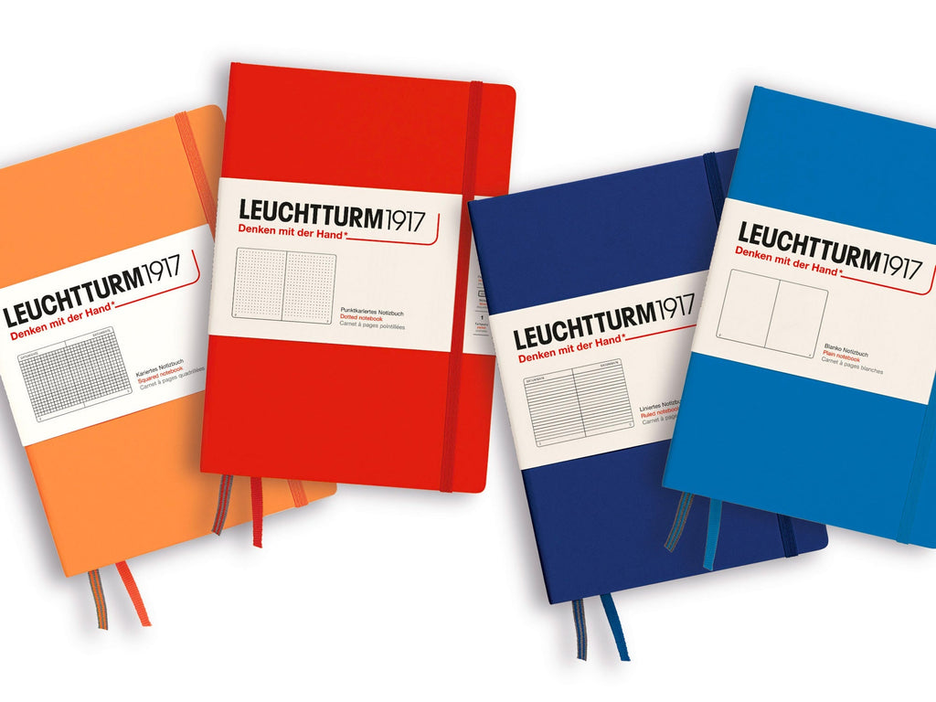 LEUCHTTURM1917 Medium Dotted Hardcover Notebook in Fox Red – Annie's Blue  Ribbon General Store