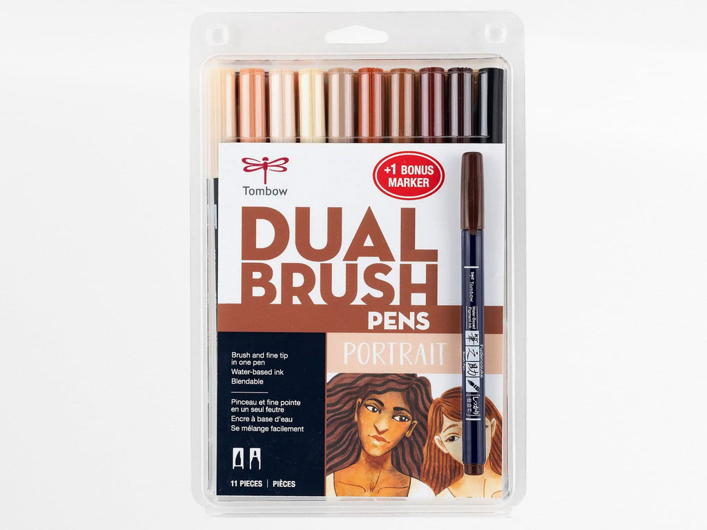 Tombow Dual Brush Pen Set, Cottage, 10PK - John Neal Books