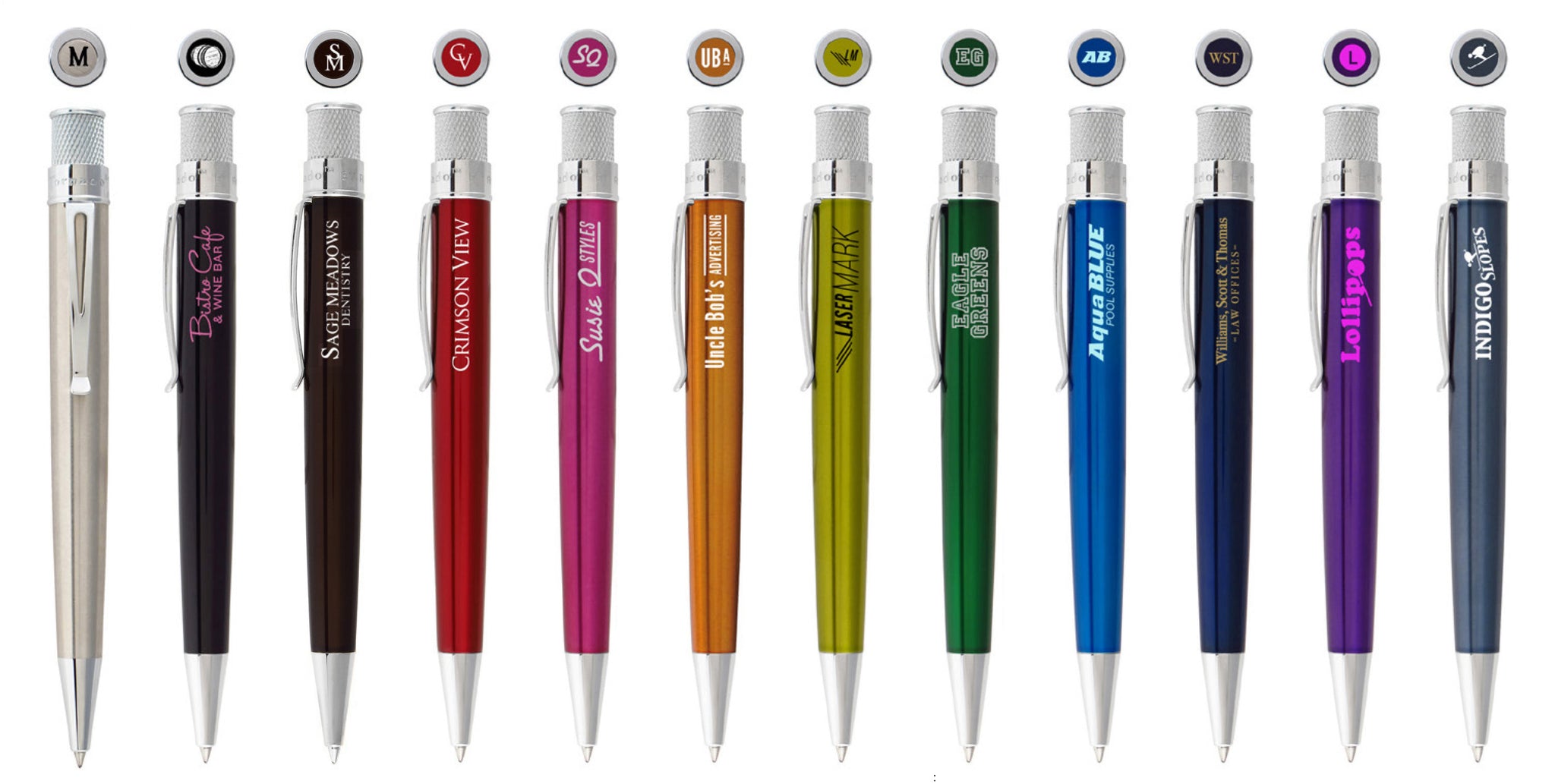 Retro 51 Pens with Logos