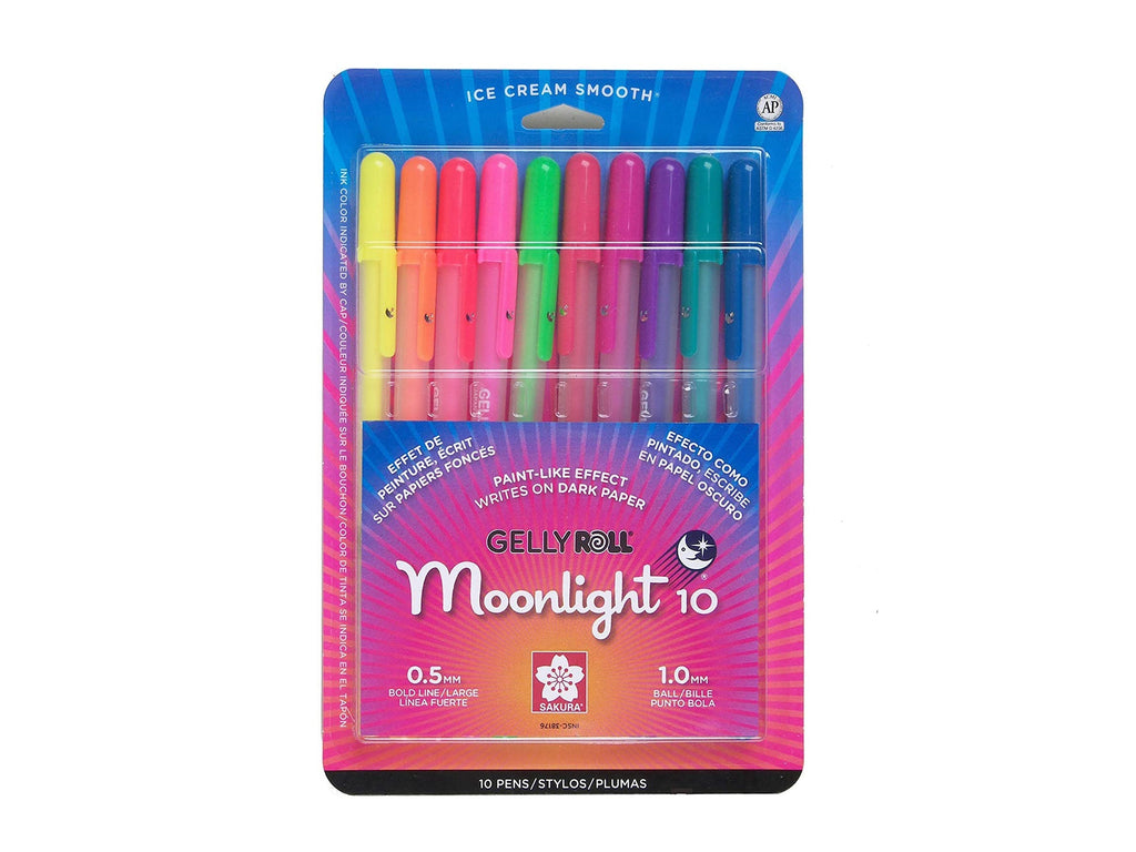 Sakura Gelly Roll Moonlight Fluorescent, 12 Pack – Dotgrid