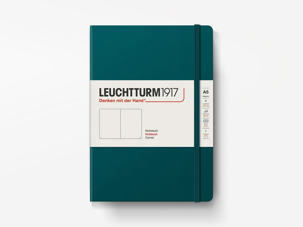 Leuchtturm1917 Medium Hard Cover Notebook, Muted Colours - Dotted Paper