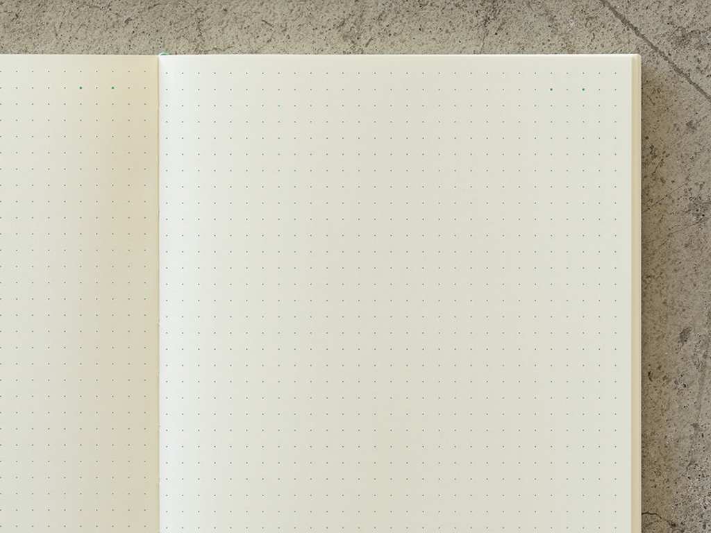 Midori Soft Color Paper Pad - A5 - Dot Grid - White