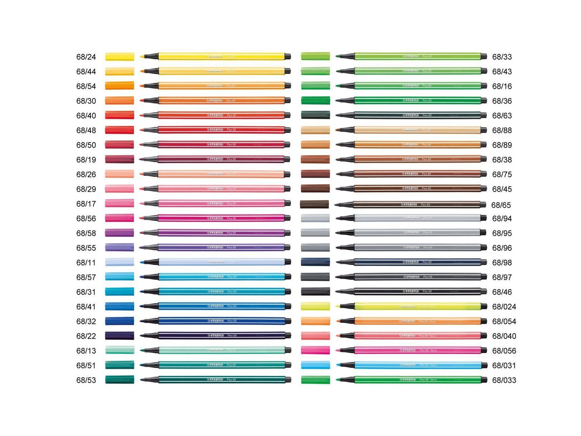 Aja Roos Aan het leren Stabilo Pen 68 Felt Tip Marker – Jenni Bick Custom Journals