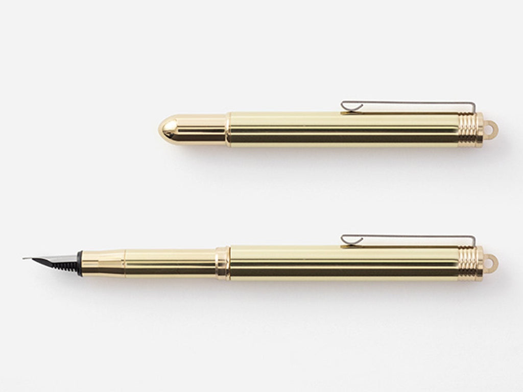 Traveler's Company Brass Ballpoint Pen – Jenni Bick Custom Journals