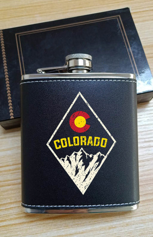 Reflective Colorado Skyline Seltzer Koozie - Colorado Threads Clothing