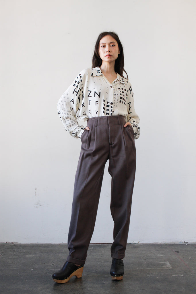 1980s Ann Taylor Ribbed Wool Trousers – Blossom Vintage