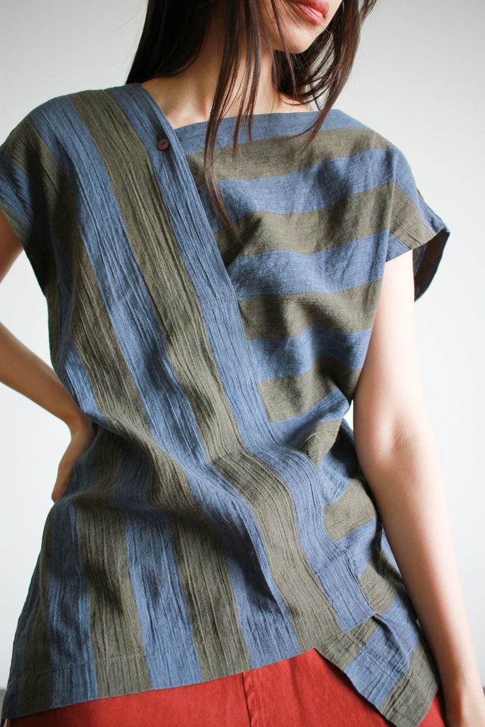 90s] Issey Miyake striped shirt 【お1人様1点限り】 www