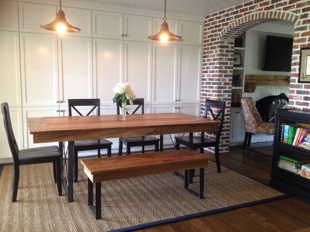 rustic industrial dining room tables