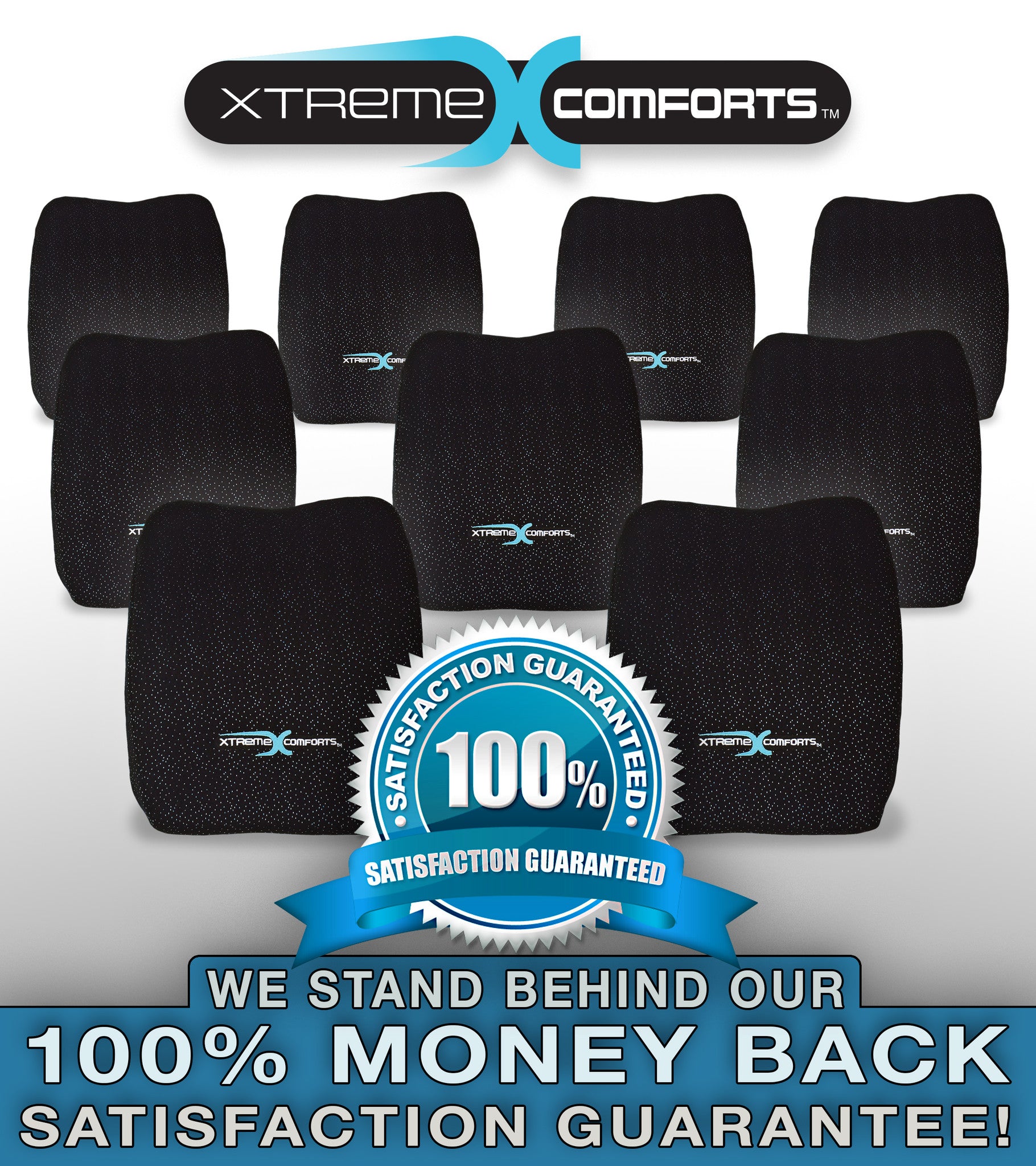 xtreme comforts back and lumbar cushion