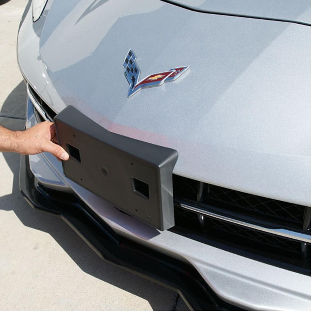 c7 corvette front license plate bracket