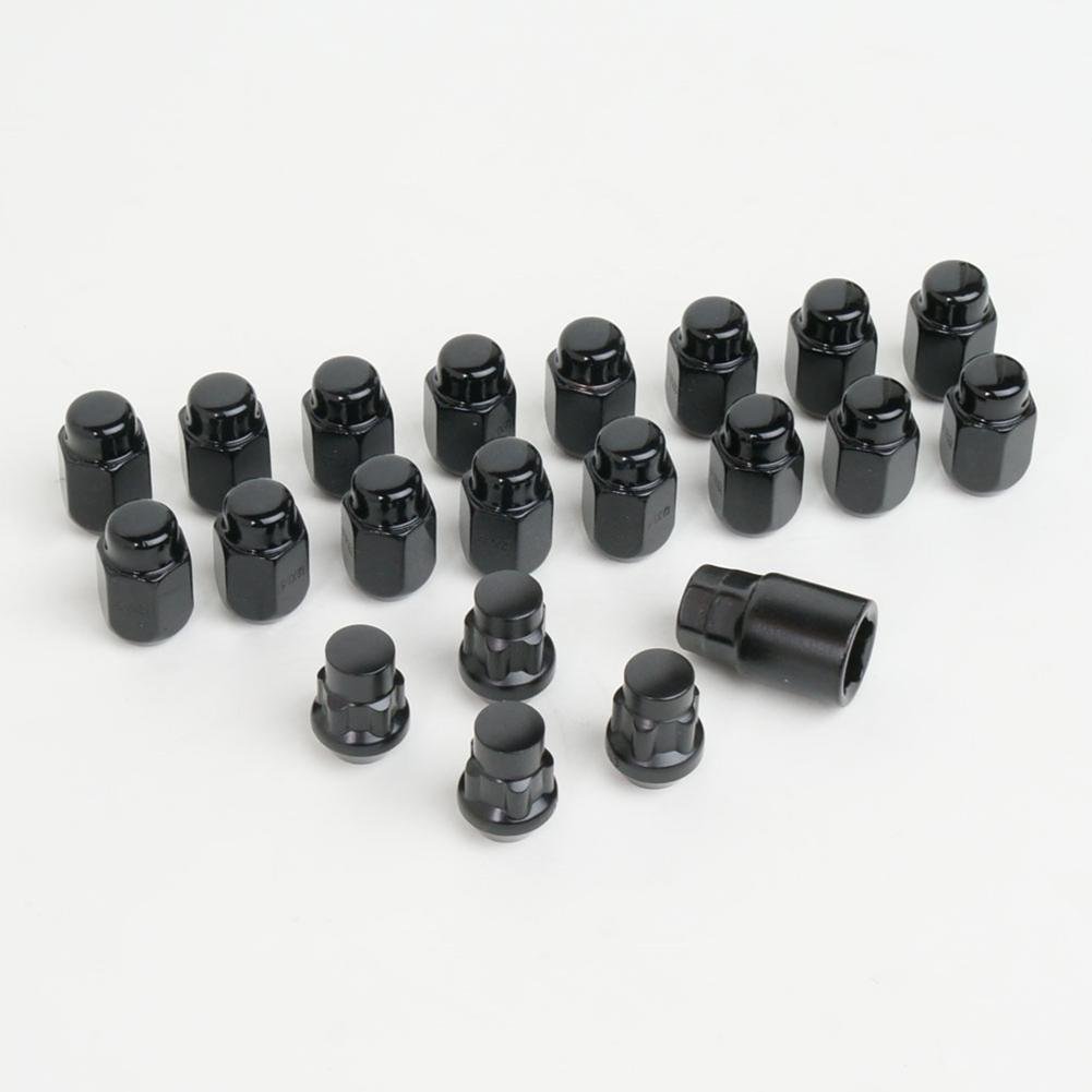 Corvette Lug Nuts And Wheel Locks Set Black Corvetteguys Com