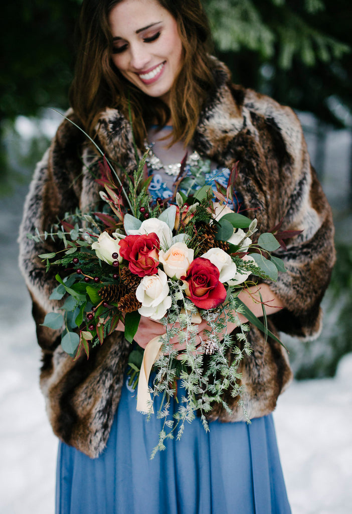 winter wedding floral inspiration 