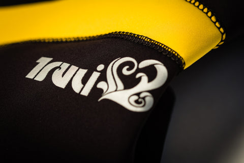 Truli Wetsuits Macro Product shots of logo 