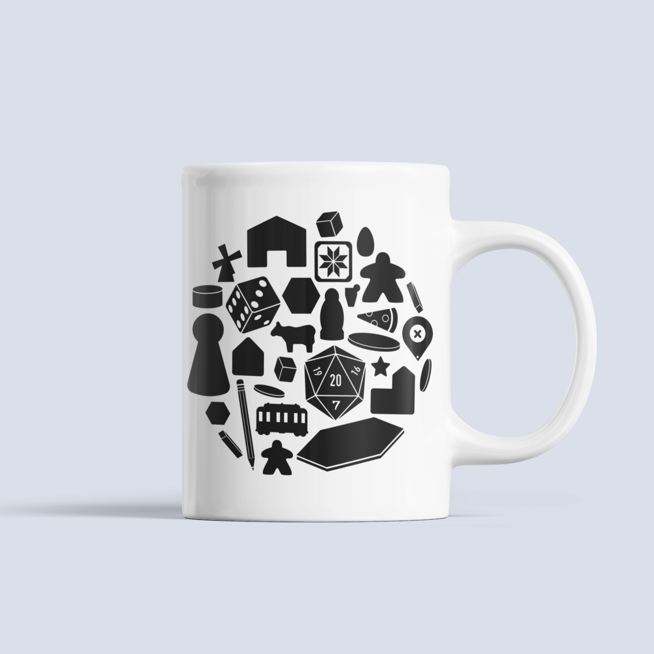 Download Board Game Mugs Fun Board Game Designs For Game Day Meeple Shirts