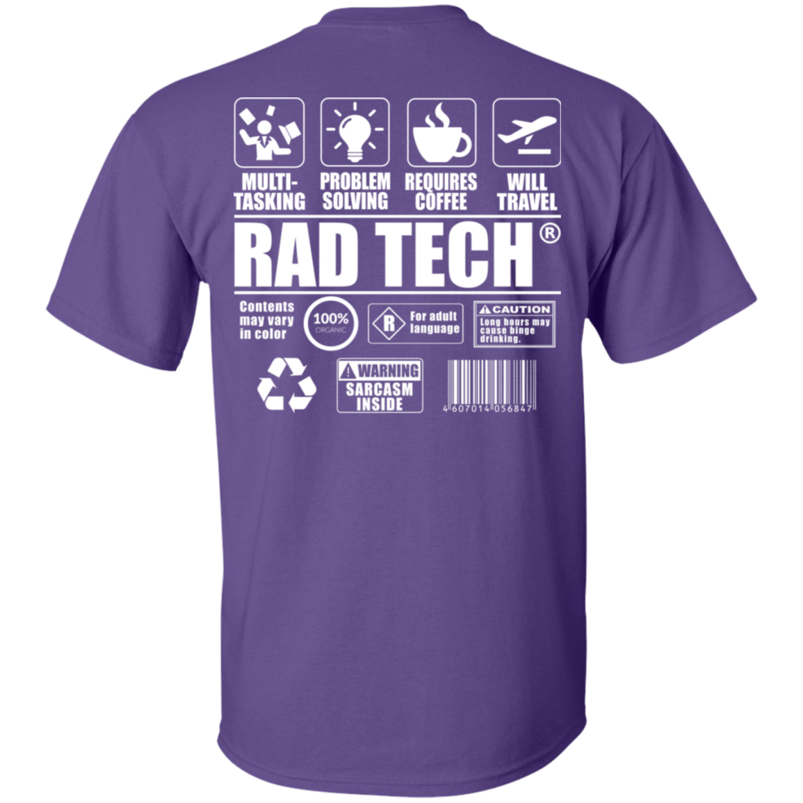 Rad Tech Label TShirt DecalCustom