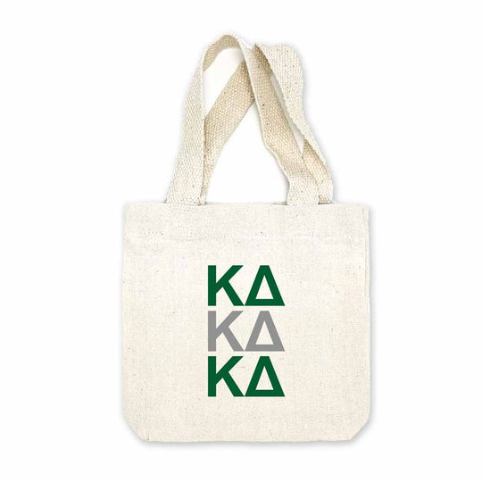 Kappa Delta Sorority Greek Letters Mini Tote Gift Bag Image 1