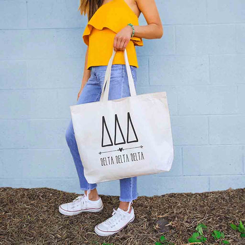 Tri Delta Canvas Bag