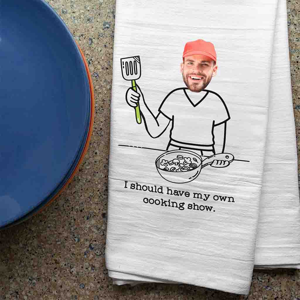 Funny Novelty Kitchen Towel - Eat it or Starve