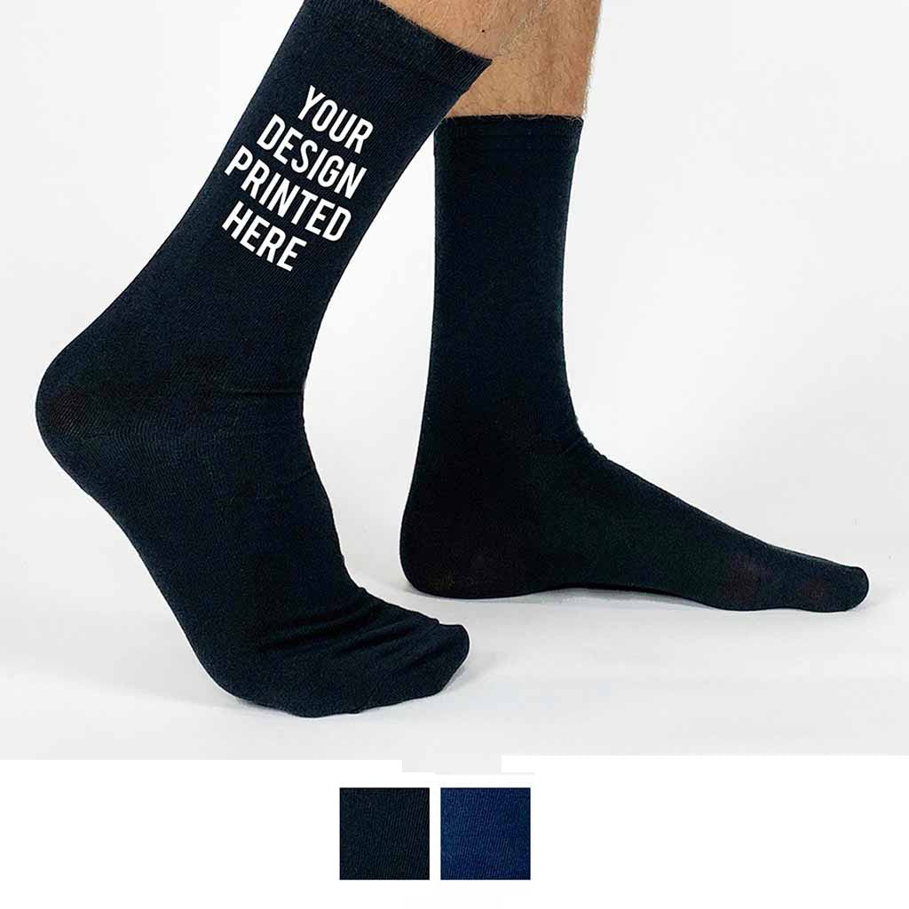 Monogrammed Men’s Dress Socks