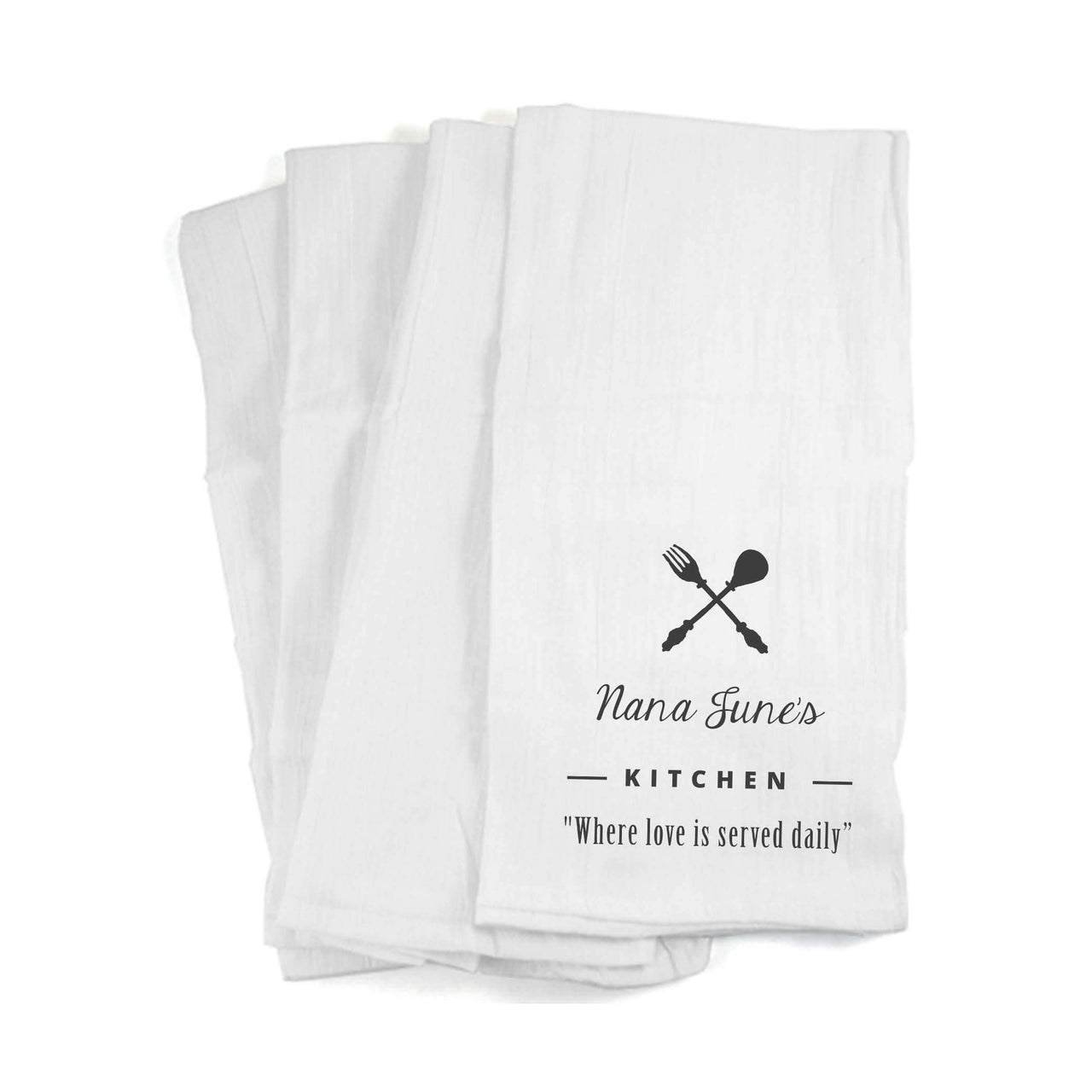 Modern Monogram Kitchen Towel