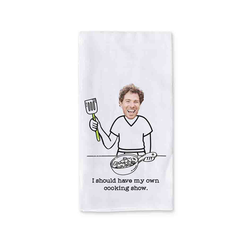 Funny Novelty Kitchen Towel - Eat it or Starve