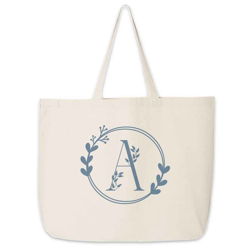 Monogram Canvas Tote, Bridesmaid Gift, Patty Bzz