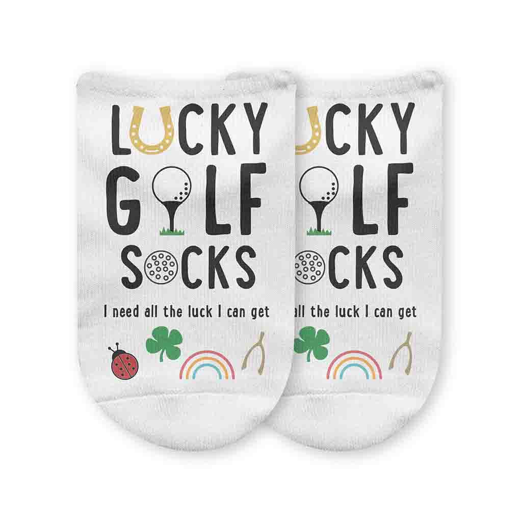 Image of Lucky Golf No Show Socks for Men and Women