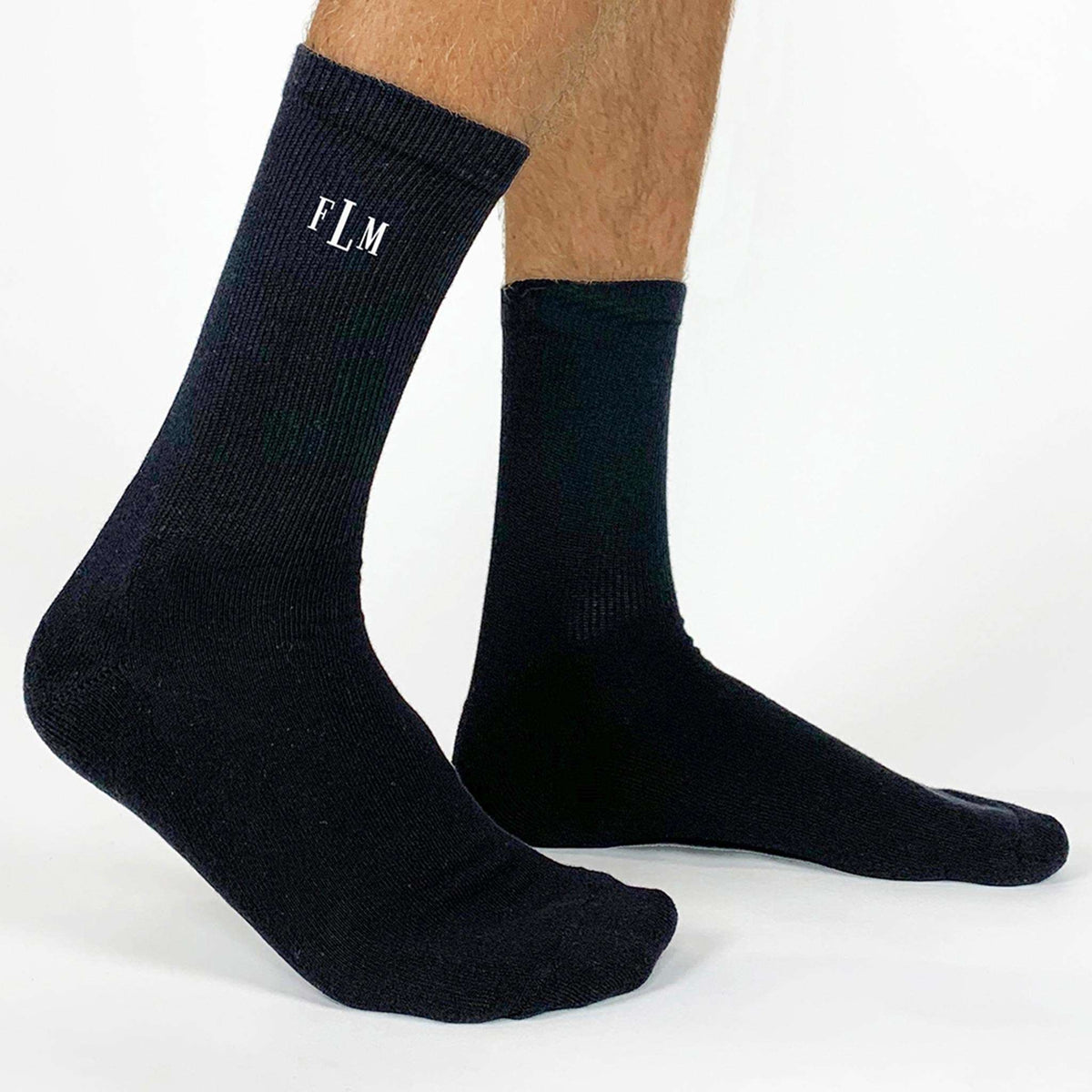 Classic Monogrammed Gift Sock Set for Men - 3 Pair Gift Box – Sockprints