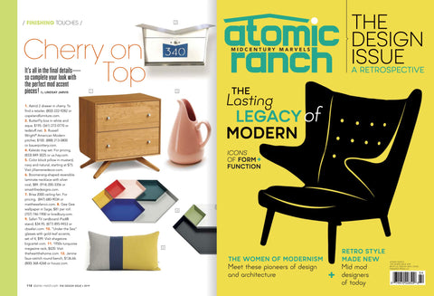 Jillian Rene Decor AS SEEN in Atomic Ranch Magazine, The Design Issue