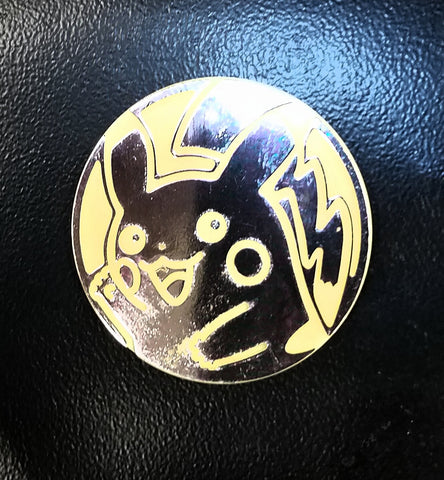 Pokemon Yellow And Silver Pikachu Collectible Coin New Ultra Rare Late Release Xy Flashfire