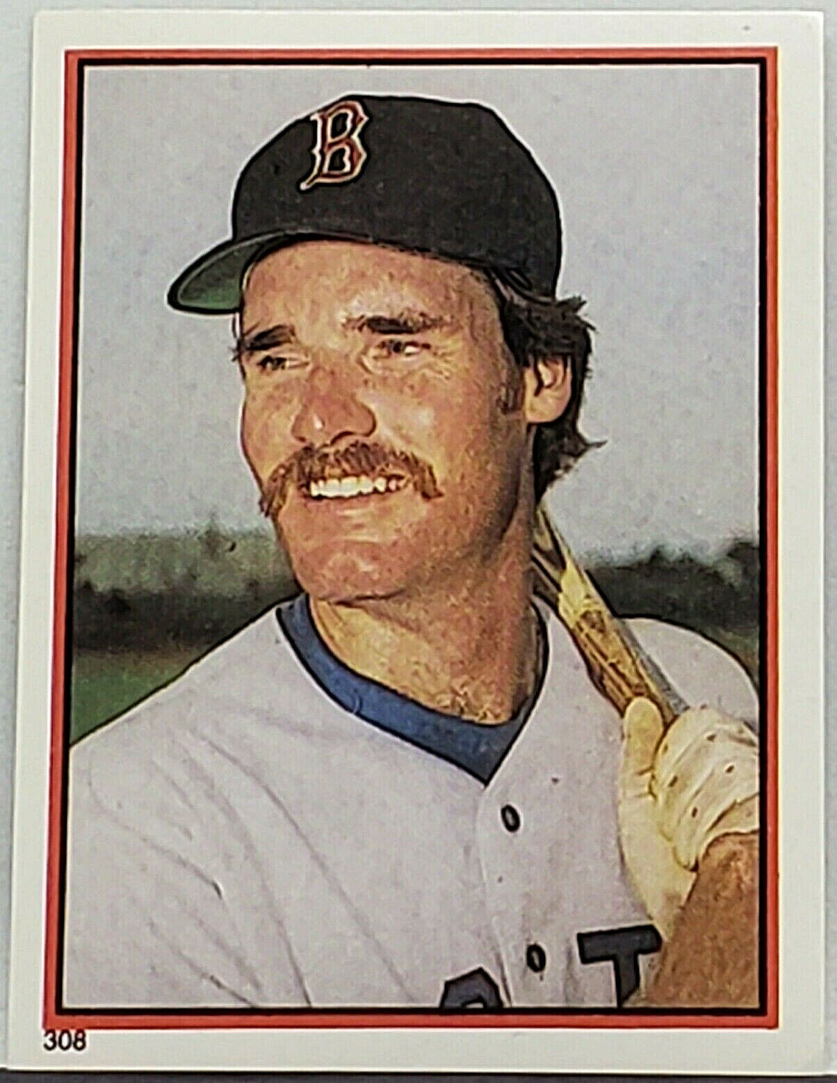 Wade Boggs Rookie 1983 Topps Sticker #308, HOF Boston Red Sox, Yankees