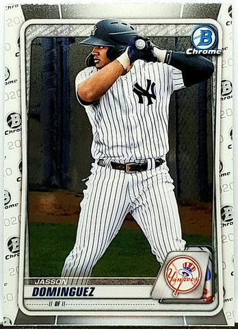 Jasson Dominguez Rookie 2020 Bowman Chrome Draft #BD-151, Yankees