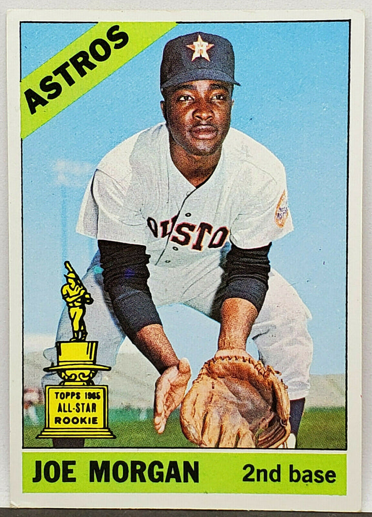 Joe Morgan Rookie Trophy Card 1966 Topps #195, HOF, Astros