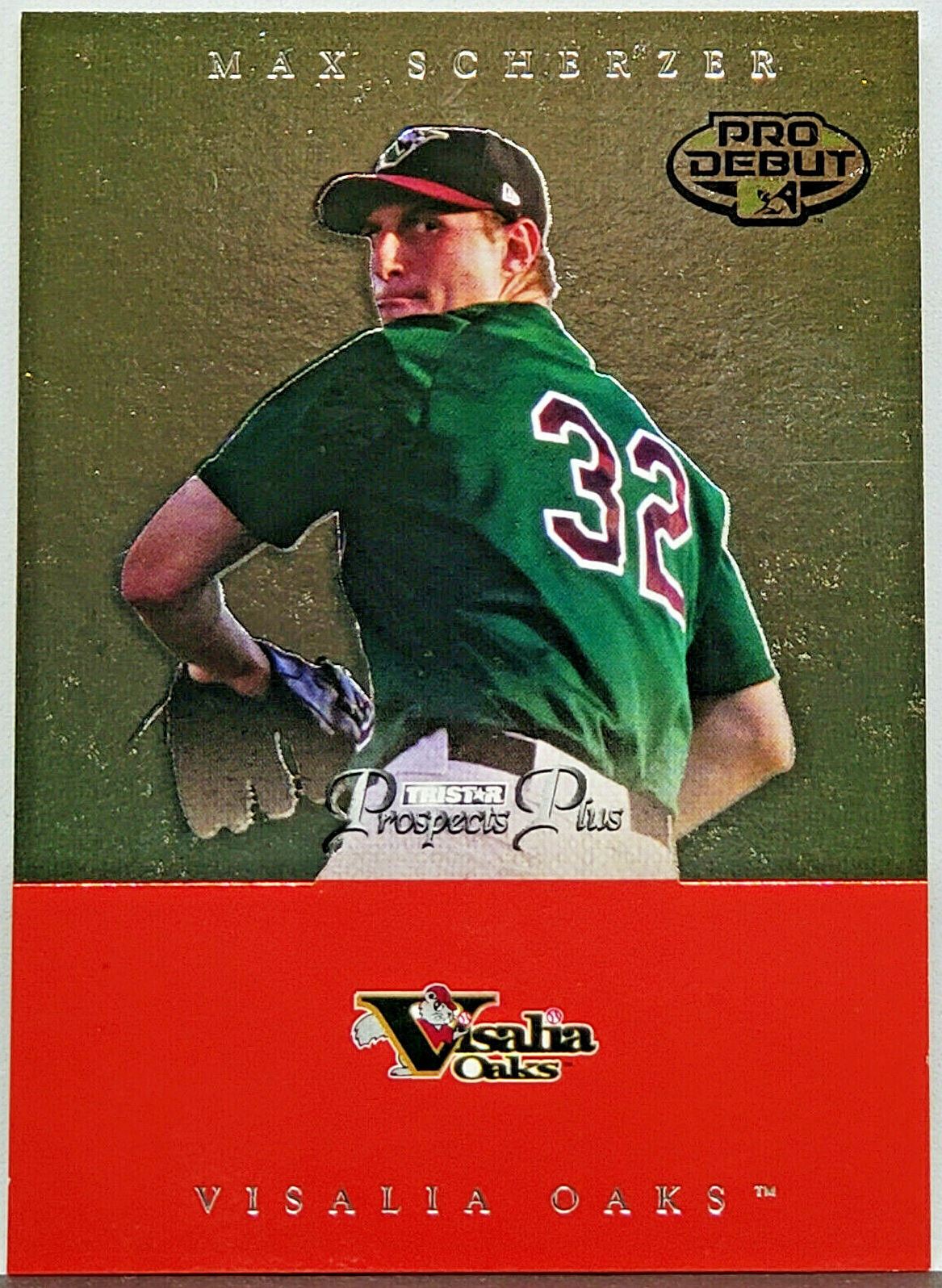 Max Scherzer Rookie "Foil" 2007 Tristar Pro-Debut #30, DBacks, Mets