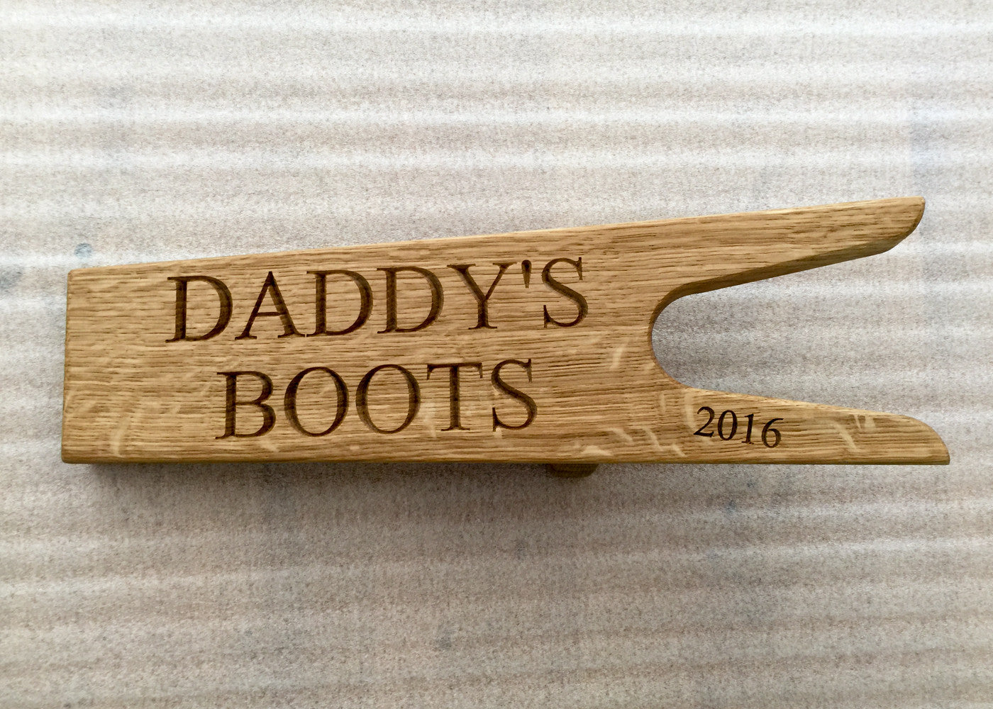 personalised boot jack