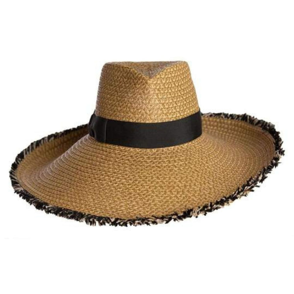 Large straw sun hat for Desert Island Delights blog June