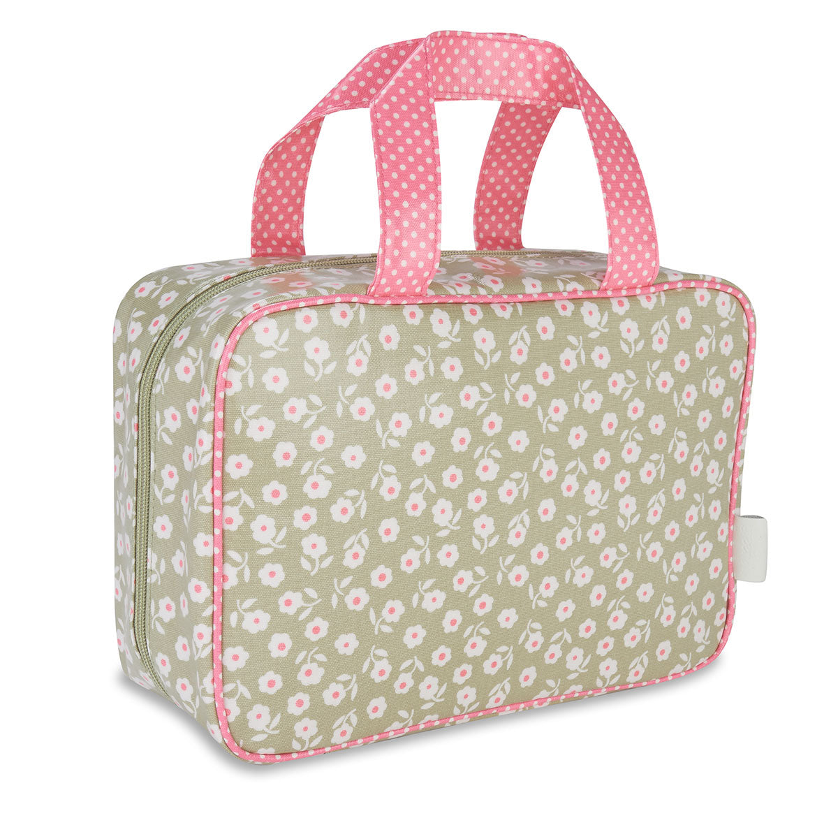 Buy 'Daisy' Hanging Traveller Wash Bag in Sage | Victoria Green