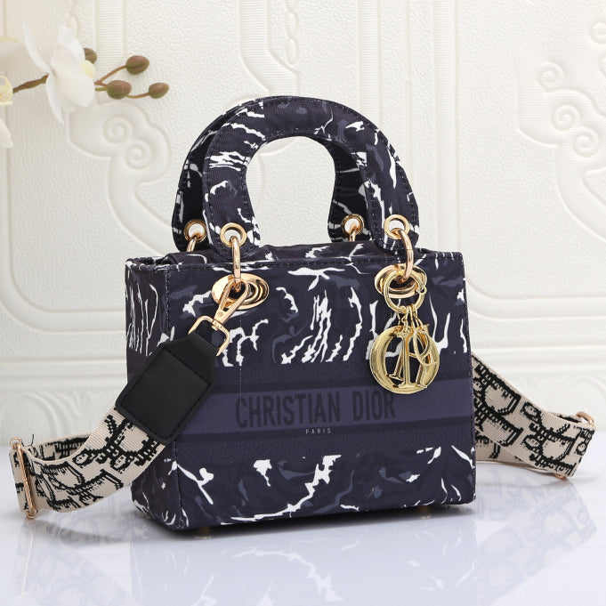 Dior Fashion Leather Handbag Satchel Tote Bag