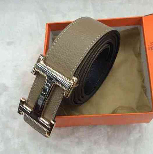 Hermes Fashion Smooth Buckle Belt Leather Belt